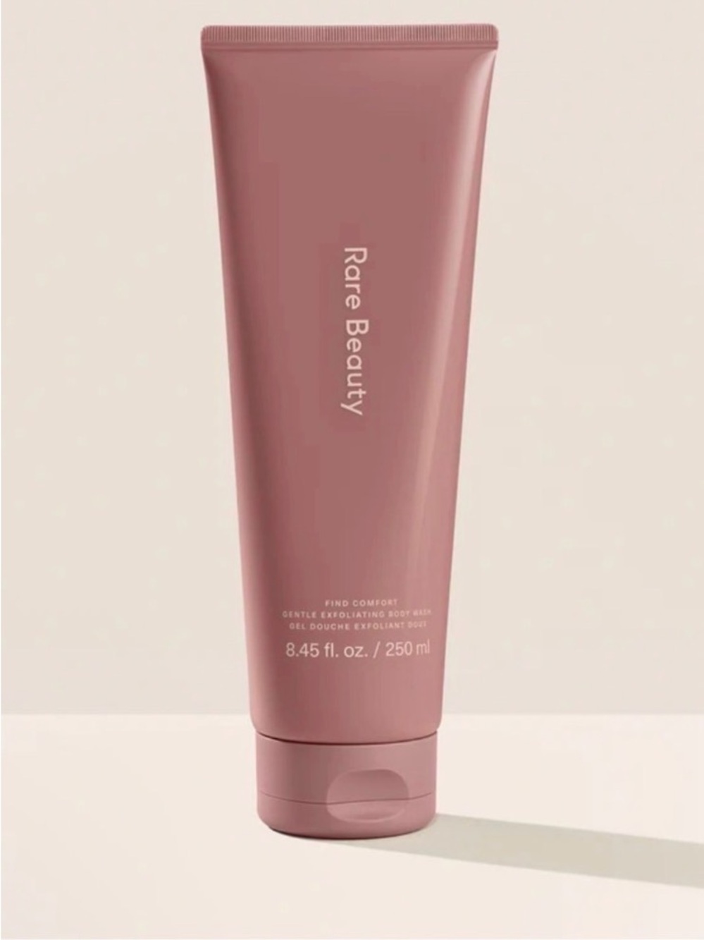 NWT Rare Beauty Find Comfort Gentle Exfoliating Body Wash 8.45 fl oz / 250 ml